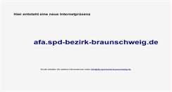 Desktop Screenshot of afa.spd-bezirk-braunschweig.de